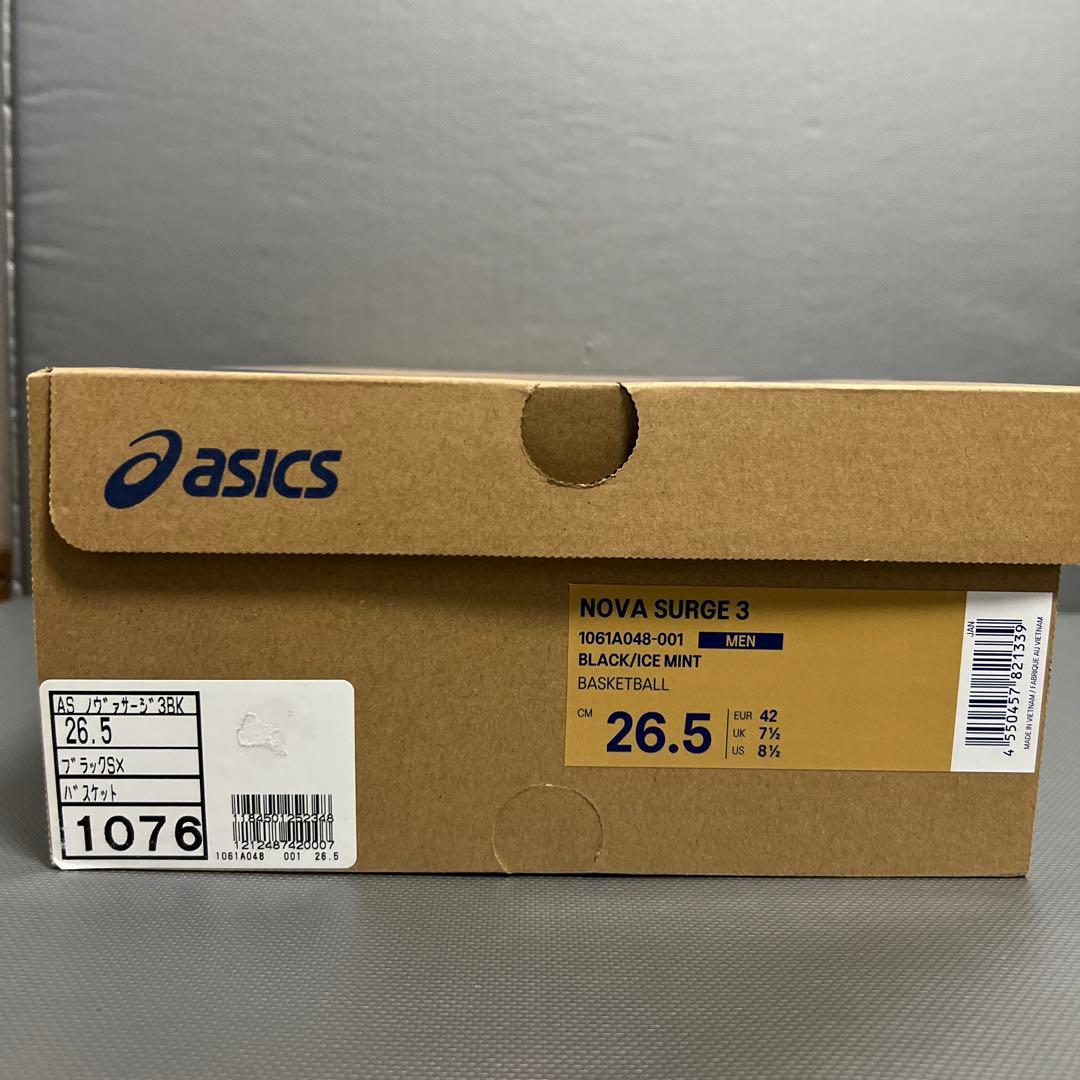 アシックス　NOVA SURGE 3 バスケットボールシューズ　26.5cm