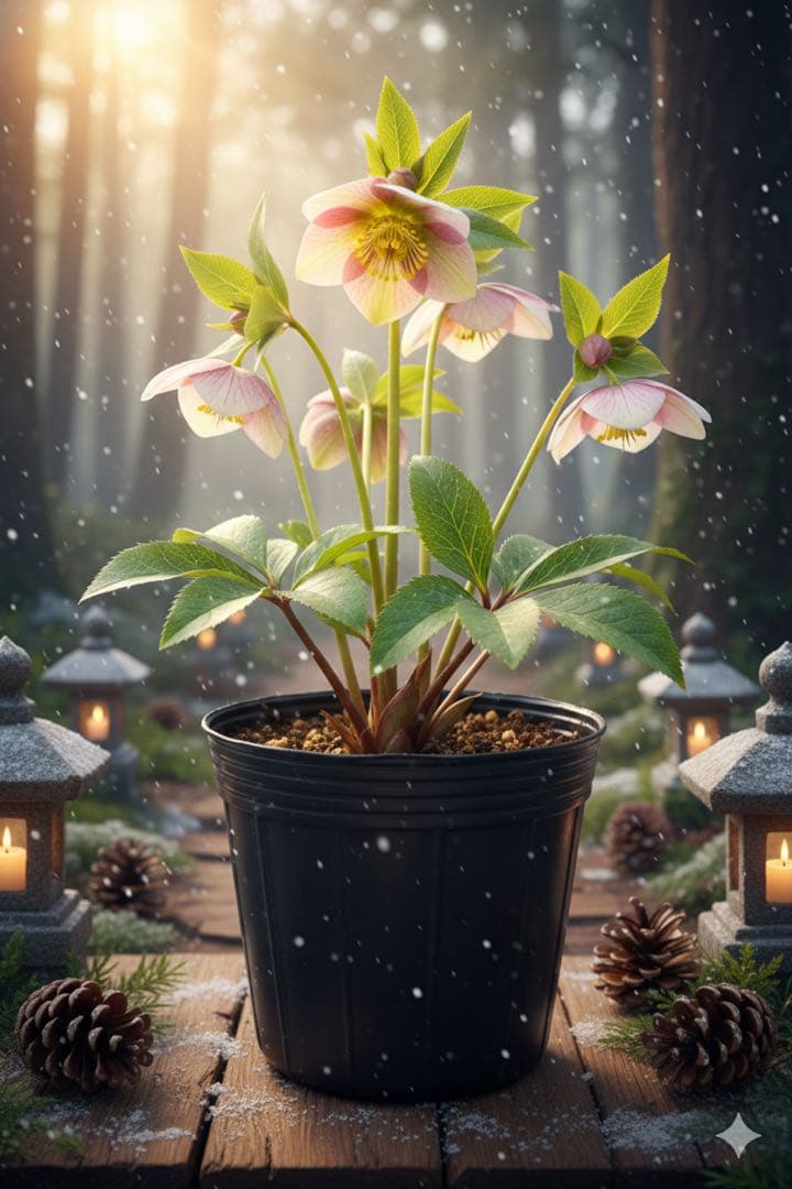 【超レア】4-5コウノトリ クリスマスローズ