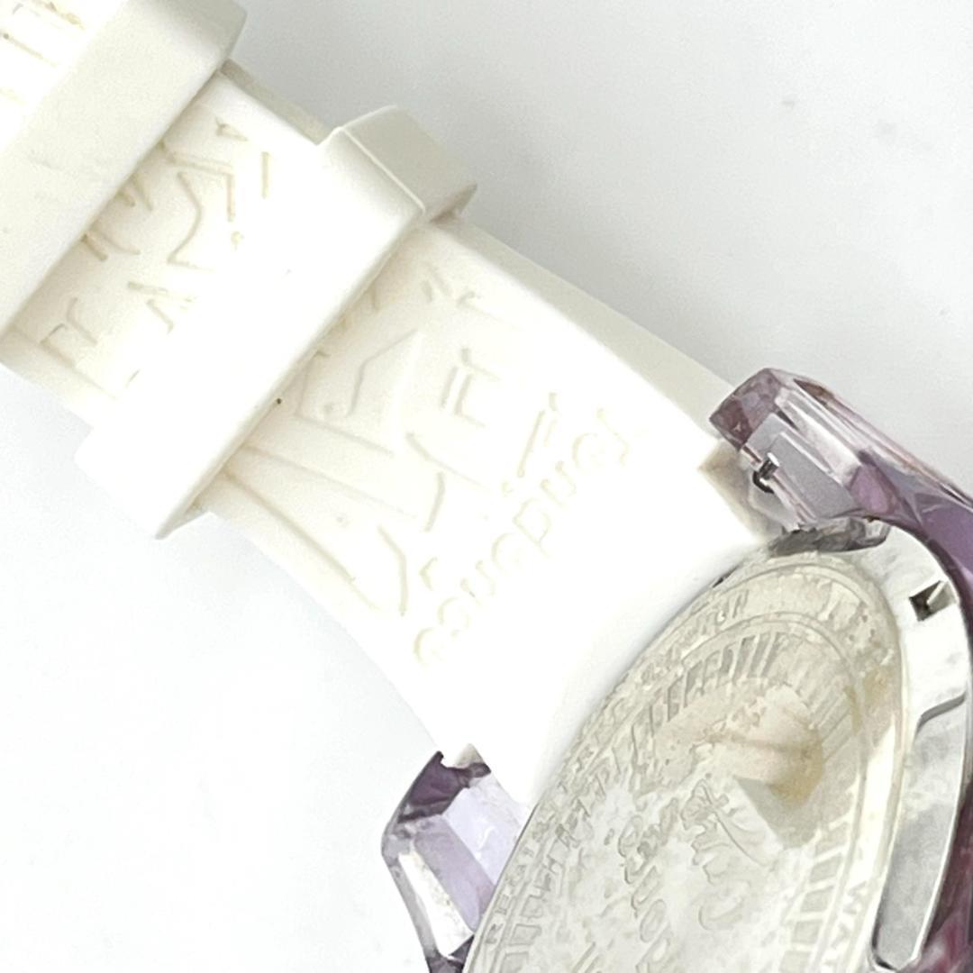 レア 期間限定 テンデンス カープウォッチ 腕時計 広島 ラバー 白 ジャンク