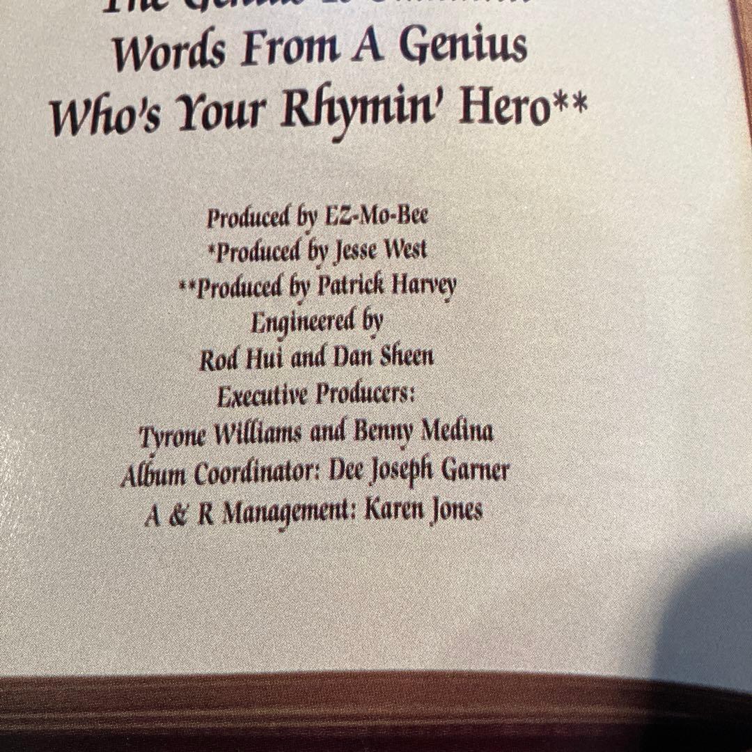 激レア ジーニアス Words From The Genius WU TANG