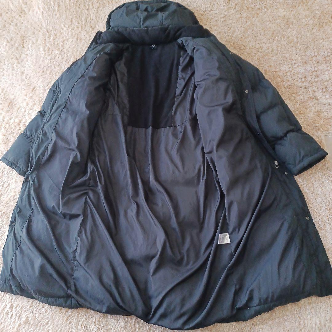 X TEAM SPORTS　サッカー　ロングダウンベンチコート　黒　L