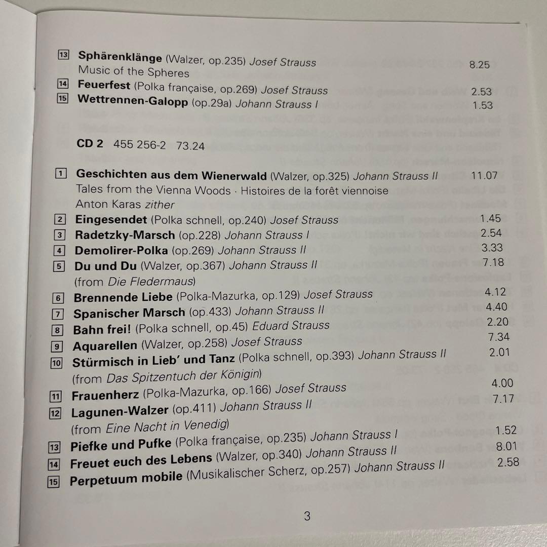 J.シュトラウス ワルツ、ポルカ、マーチ集 ボスコフスキー&ウィーン・フィルCD