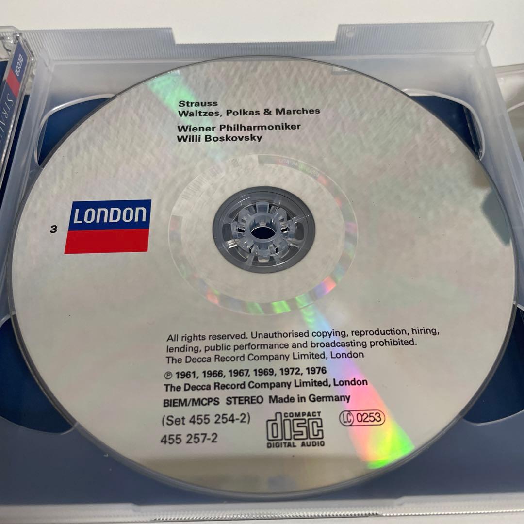 J.シュトラウス ワルツ、ポルカ、マーチ集 ボスコフスキー&ウィーン・フィルCD