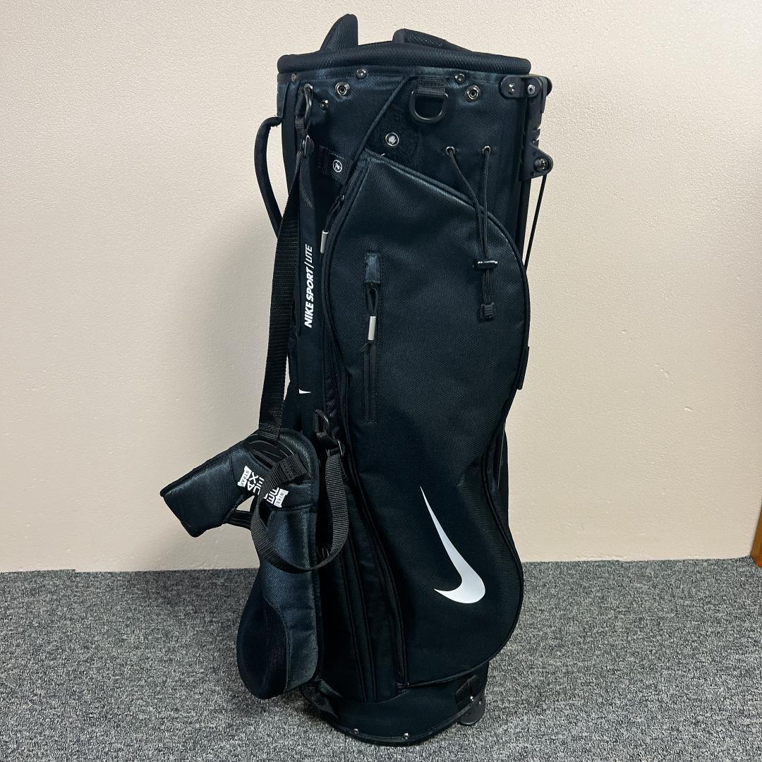 【美品】NIKE キャディバッグ GF3011 ブラック　5口