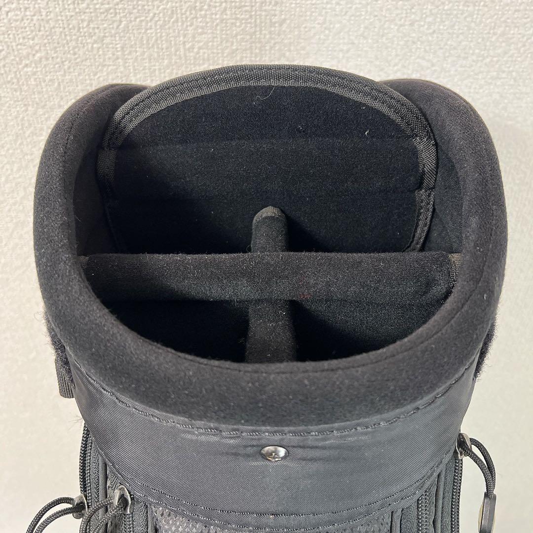 テーラーメイド ゴルフ キャディバッグ 9型 5分割 ブラック×イエロー フード