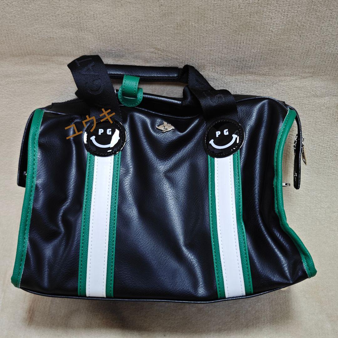 こ*ん様 PEARLY GATES ブラック グリーン トートバッグ ゴルフ
