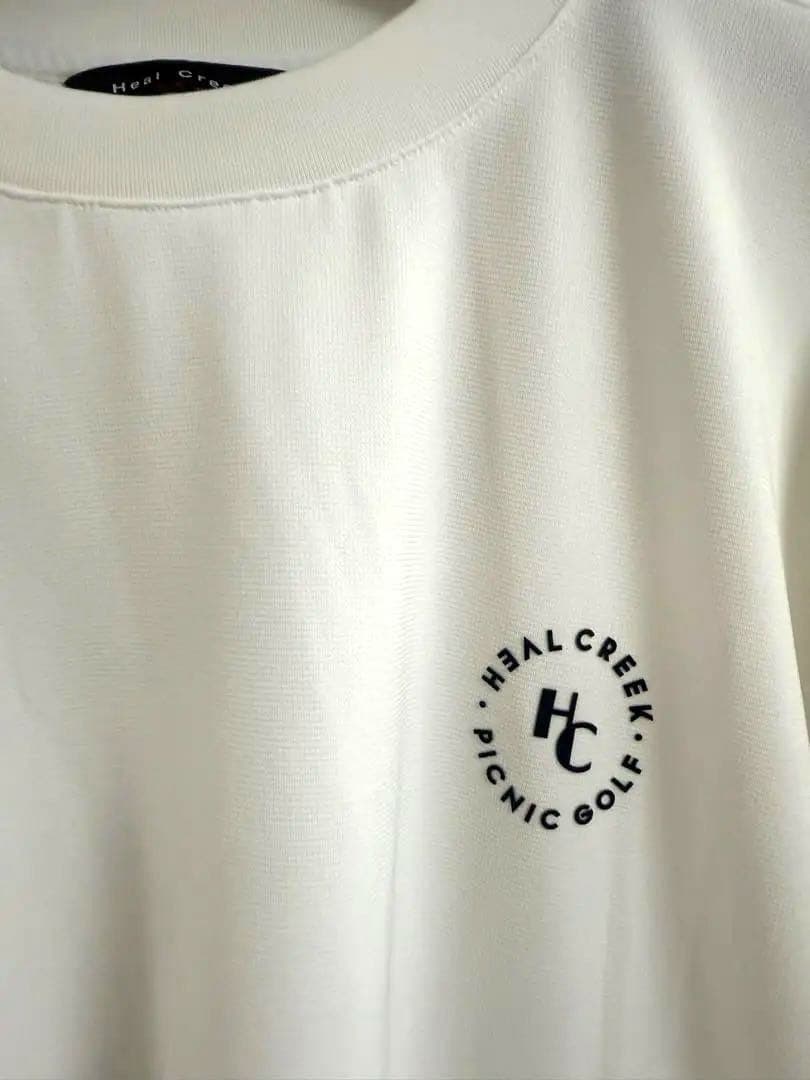 【お値下中】美品✨Heal Creek ✨ホワイトロングTシャツ メンズL-LL
