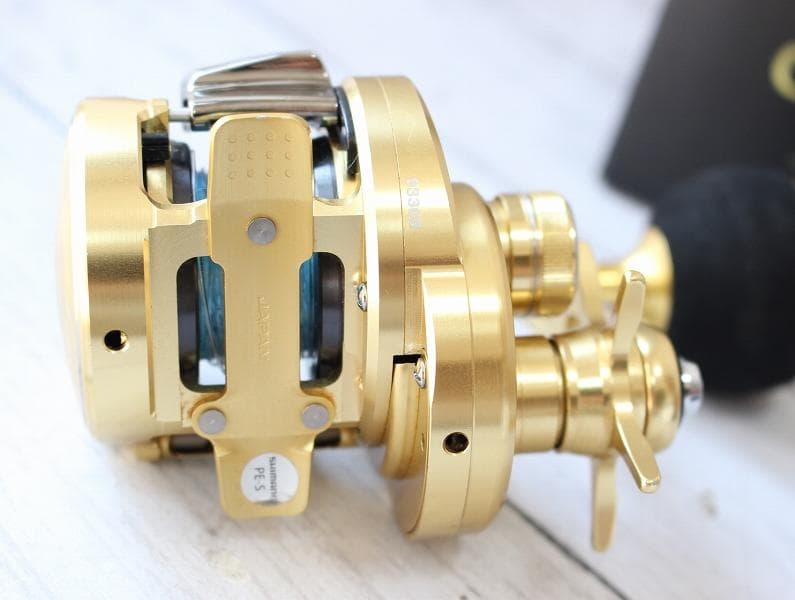 シマノ 14 オシアコンクエスト 200HG カスタムハンドル付き