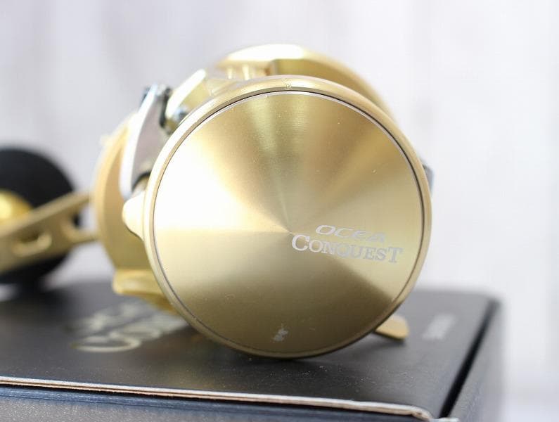 シマノ 14 オシアコンクエスト 200HG カスタムハンドル付き