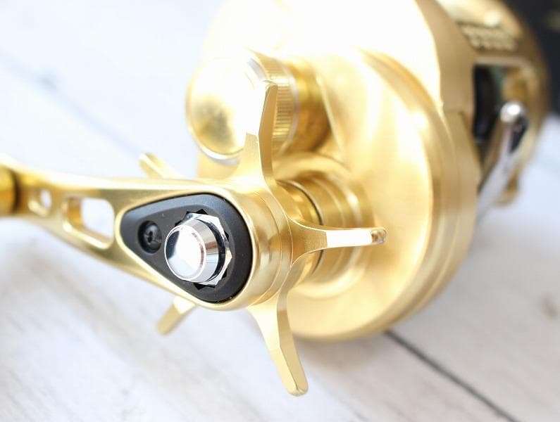 シマノ 14 オシアコンクエスト 200HG カスタムハンドル付き