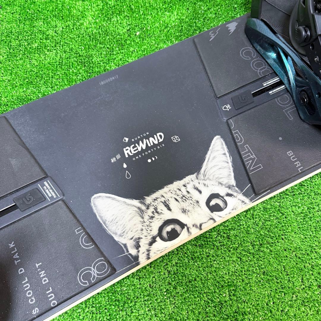 美品　Burton Rewind 146 すぐ使える　ビンディング付　グラトリ