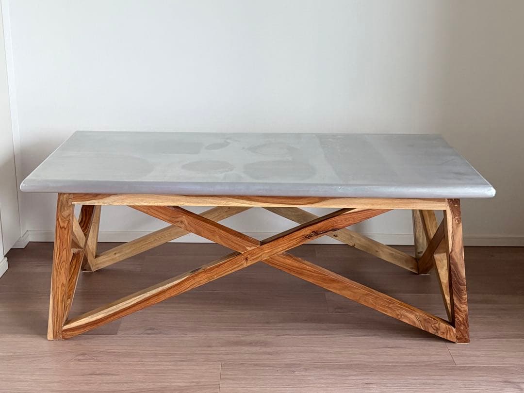 wtw ダブルティー　マーベリックス コーヒーテーブル アルミ ローテーブル