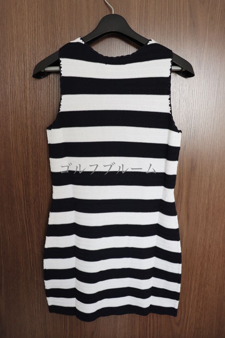 ☆新作☆新品未使用G/FOREジーフォア　ストライプニットドレス　sizeS