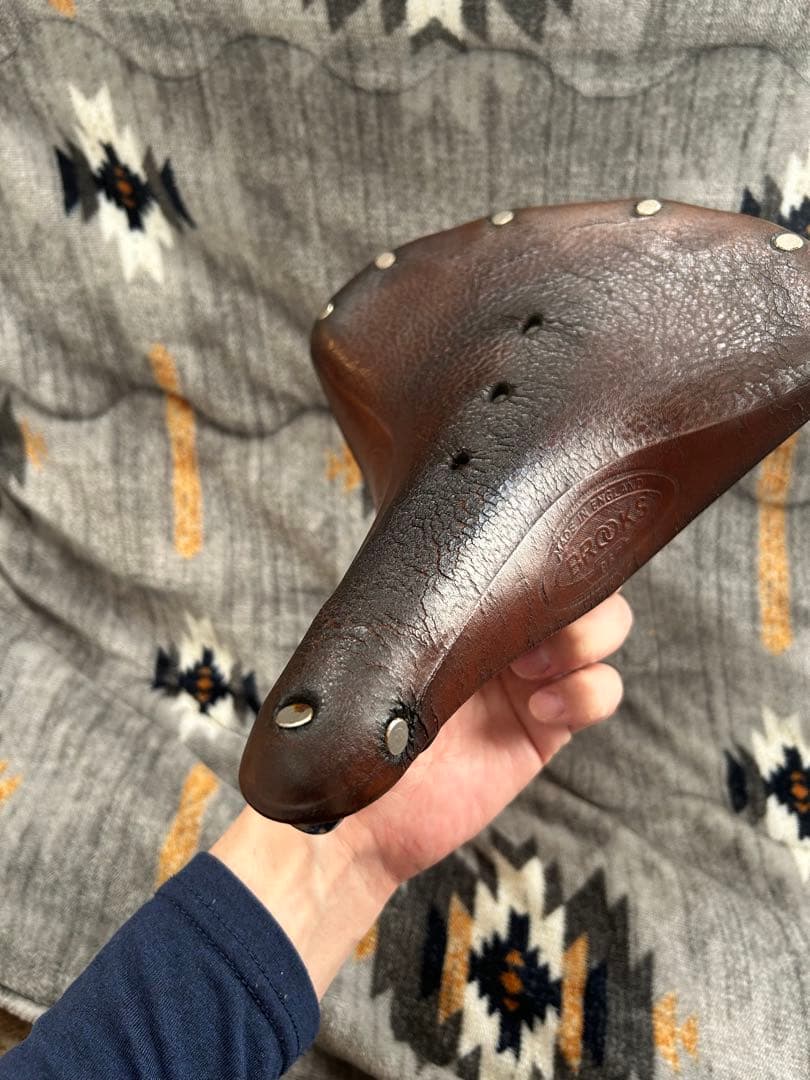 BROOKS B67 ブラウンレザーサドル スプリング付き