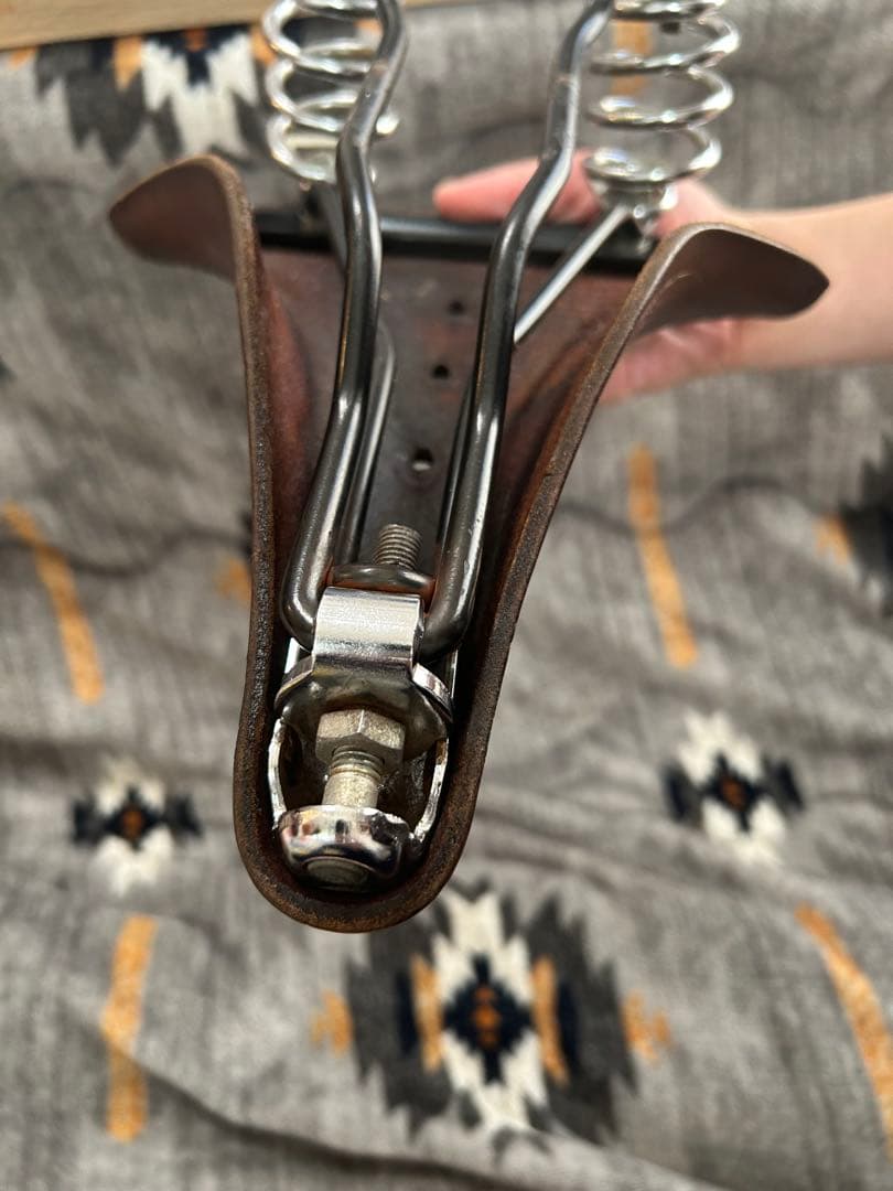 BROOKS B67 ブラウンレザーサドル スプリング付き