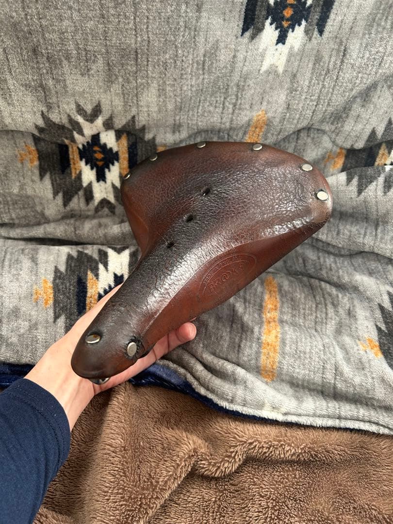 BROOKS B67 ブラウンレザーサドル スプリング付き