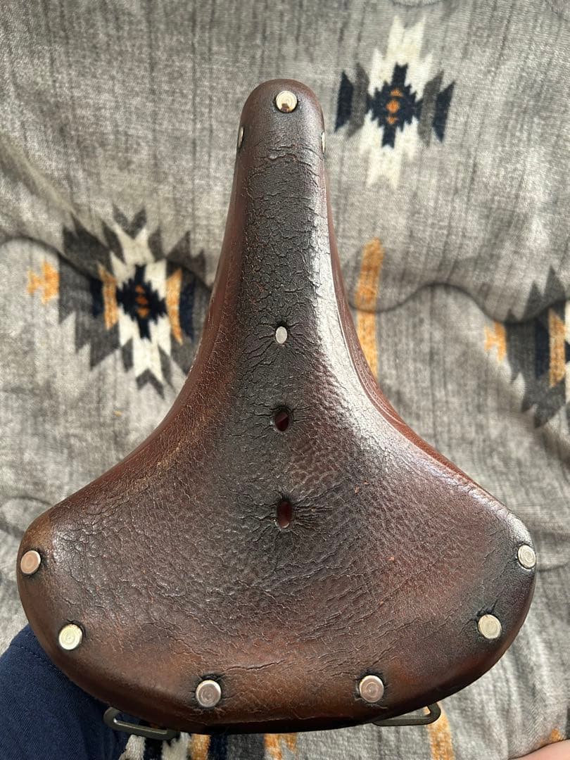 BROOKS B67 ブラウンレザーサドル スプリング付き