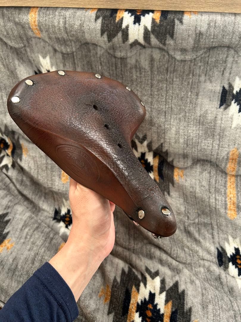 BROOKS B67 ブラウンレザーサドル スプリング付き