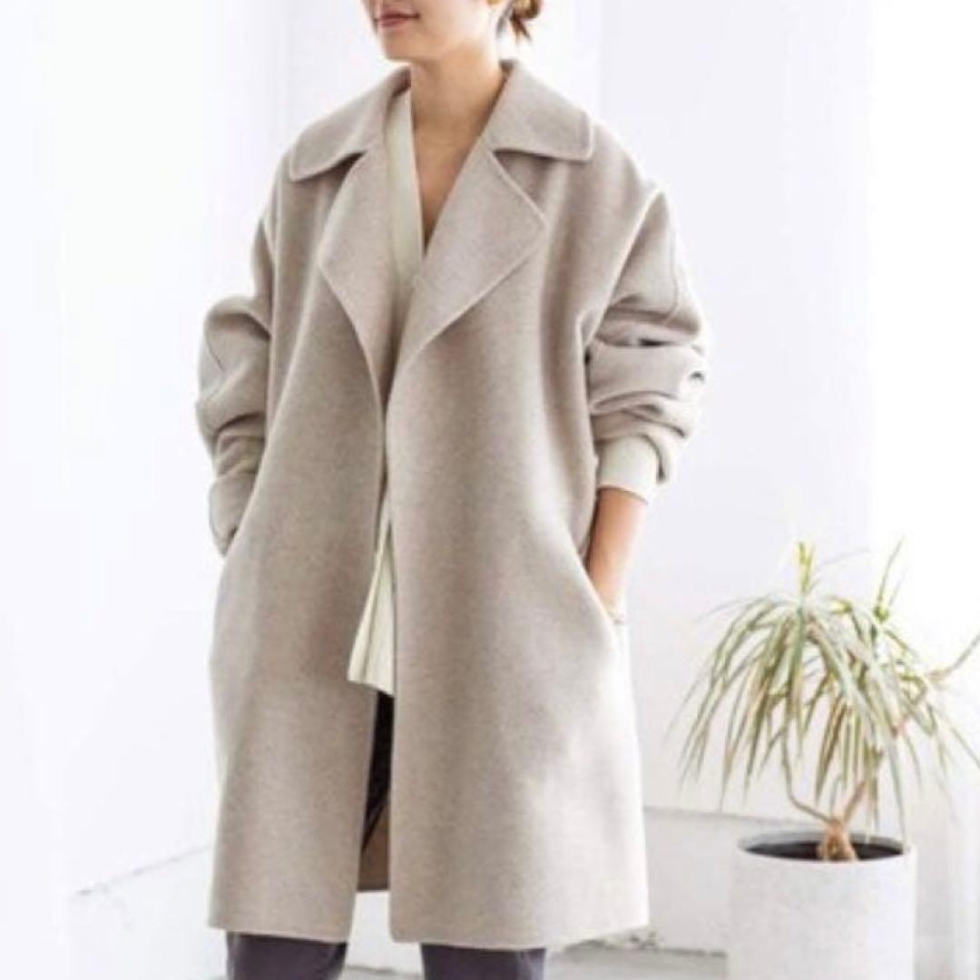 美品 イエナ MANTECO PUREダブルフェイスショートコート