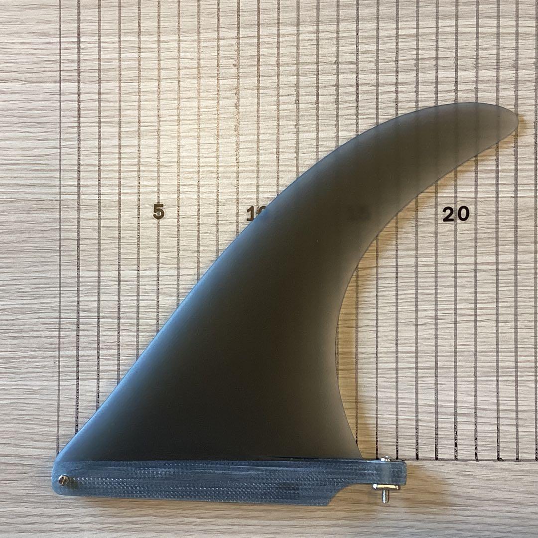 新品未使用シングルフィン7.5インチ　ブラック、 スクリュー付き