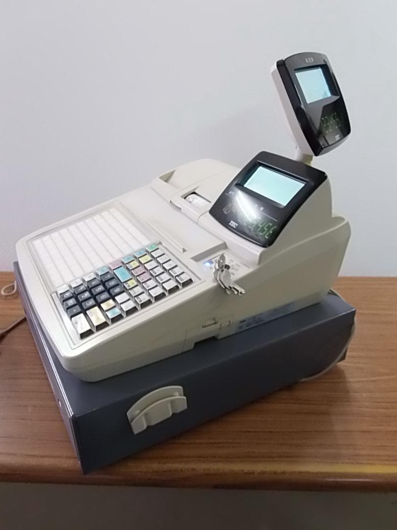 512スキャナー付設定無料FS-1550飲食向東芝テックインボイスレジスター