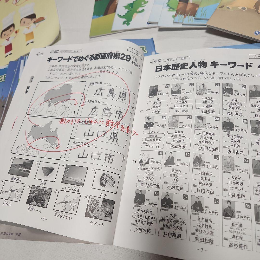しちだ七田式　小学生コース ステップ1 2 3 知育右脳開発教材