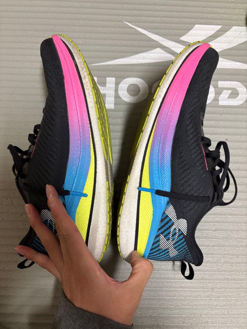 UAベロシティ SPD & ディスタンス ランニングシューズ 2点セットでの出品