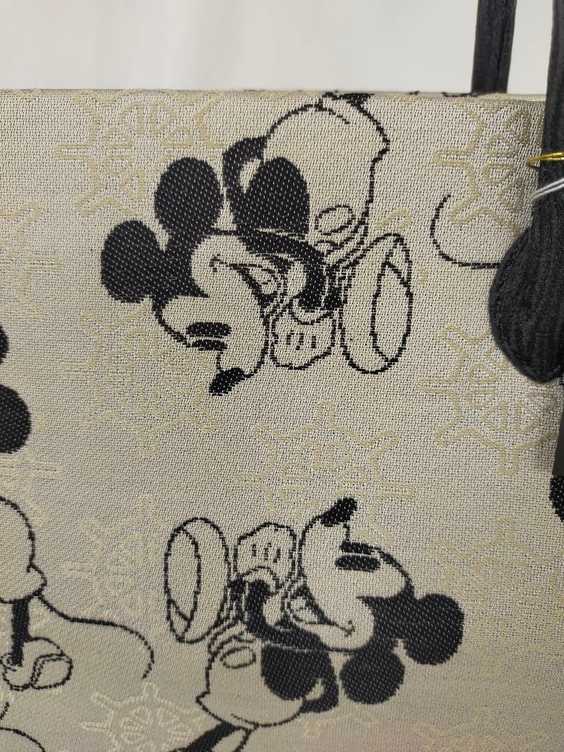売約済み　和装バッグ ミッキーマウス ヴィンテージ柄 宝尽くし地紋 着物バッグ
