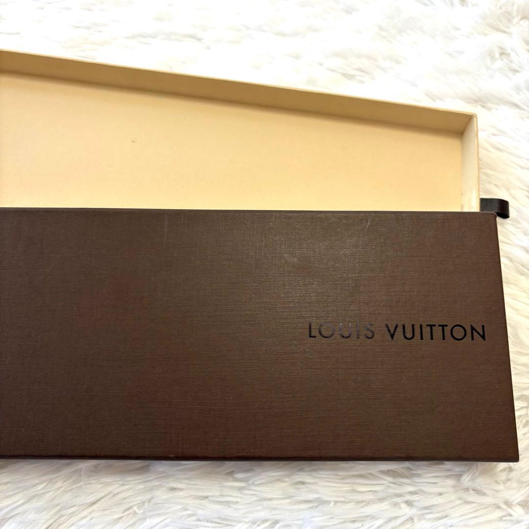 未使用級✨ルイヴィトン モノグラム ネクタイ ブラウン シルク 高級感 箱付き