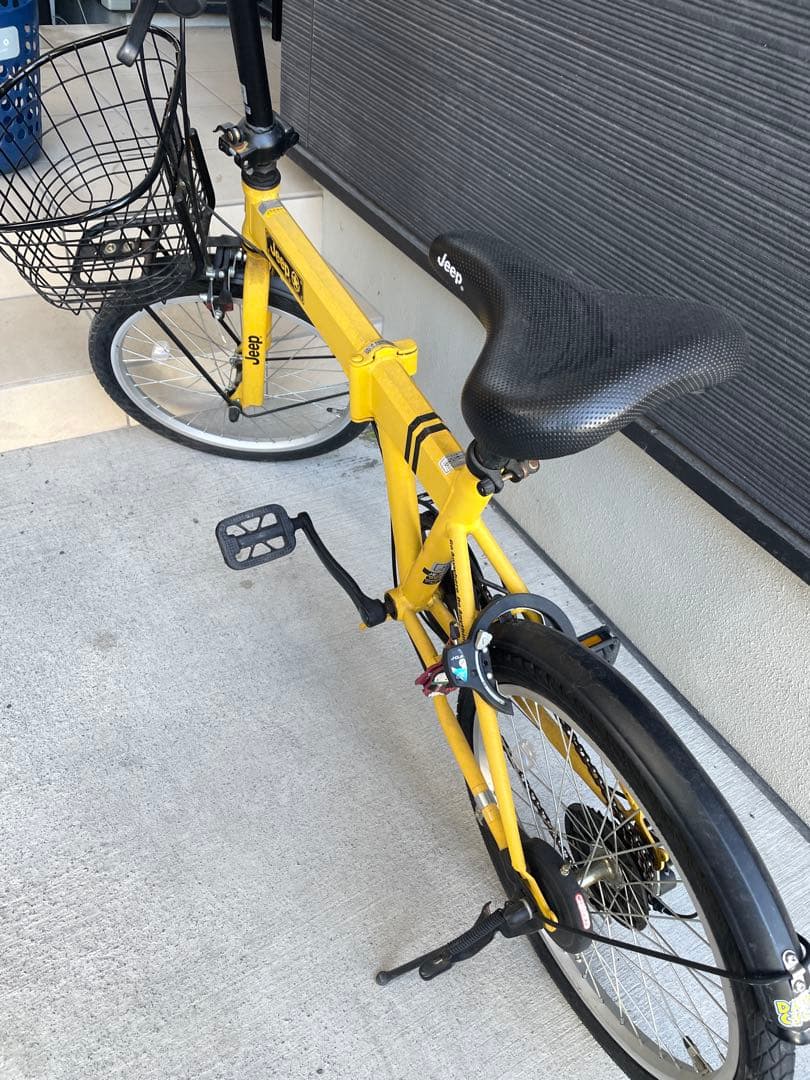 Jeep 折りたたみ自転車 イエロー