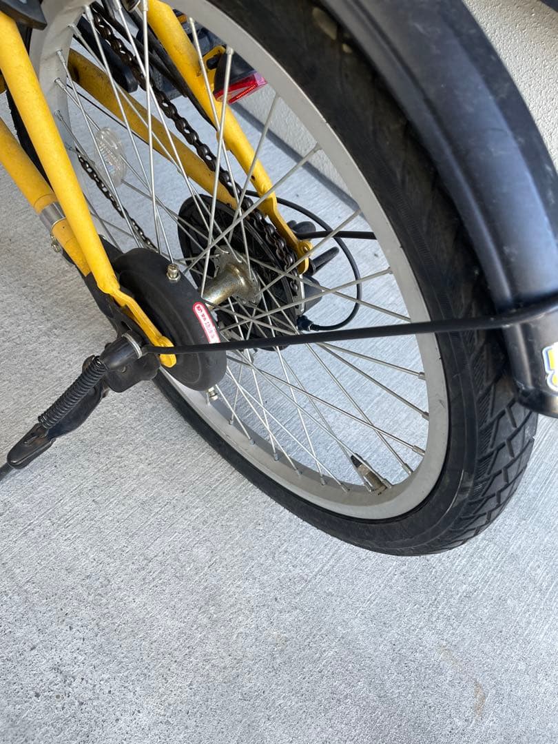 Jeep 折りたたみ自転車 イエロー