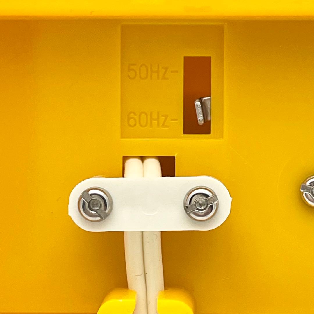 【美品】セイコー パタパタ時計 SEIKO DP632T 黄色 昭和レトロ