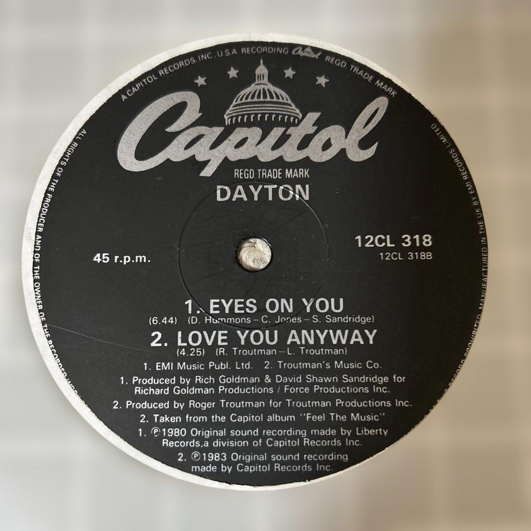 DAYTON THE SOUND OF MUSIC 12 インチレコード