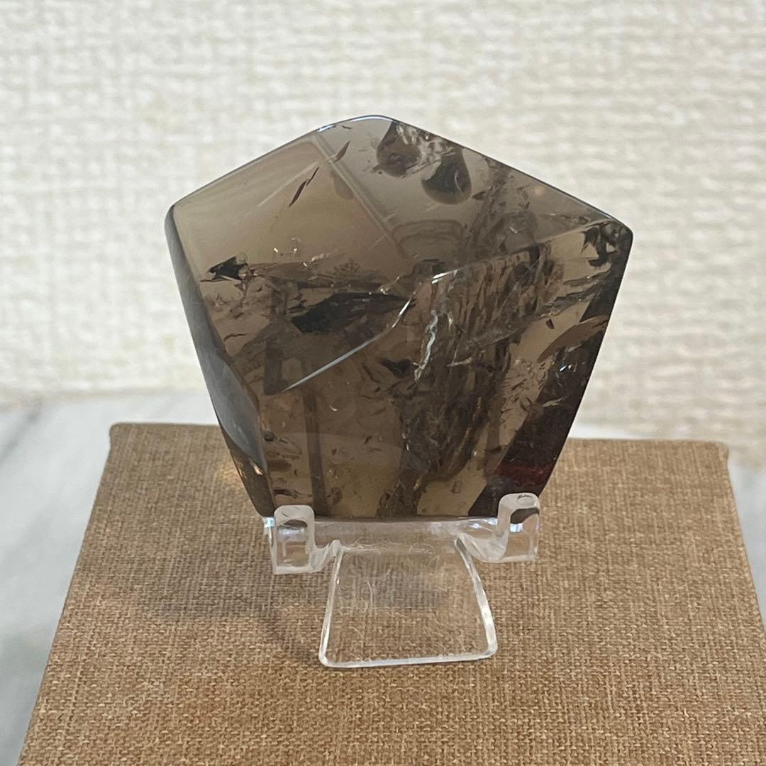 【天然石】スモーキー(ゼウス)シトリンクォーツ　専用箱付き 89.5g