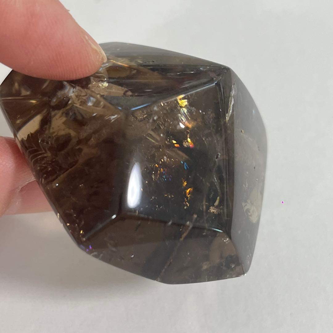 【天然石】スモーキー(ゼウス)シトリンクォーツ　専用箱付き 89.5g