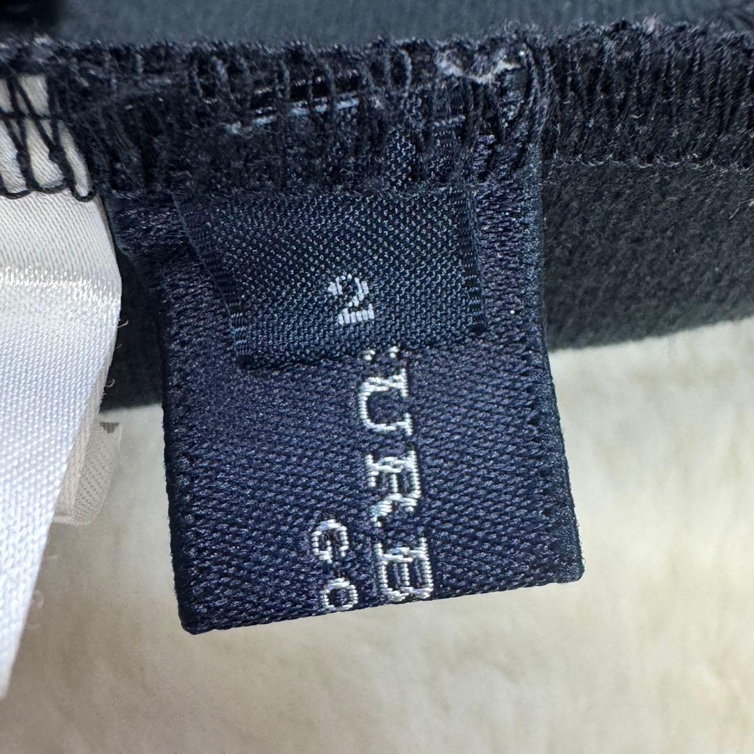 バーバリーゴルフ ジップワンピース 黒 M サイズ2