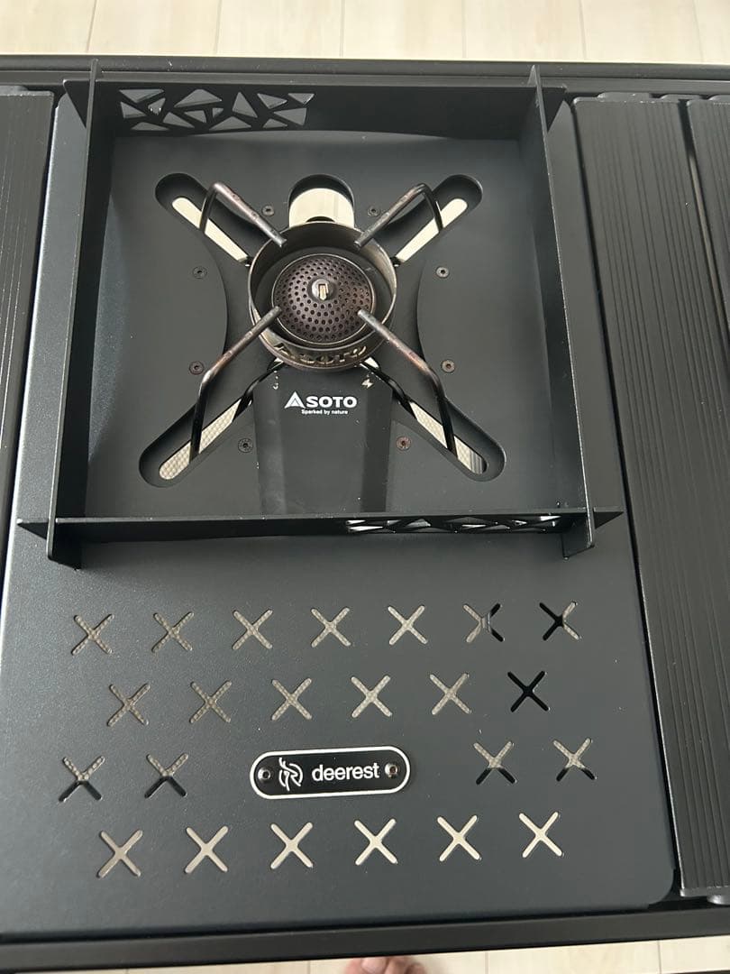 st310(ブラック)アシストレバー付き　igt天板　ストーブ　フルセット