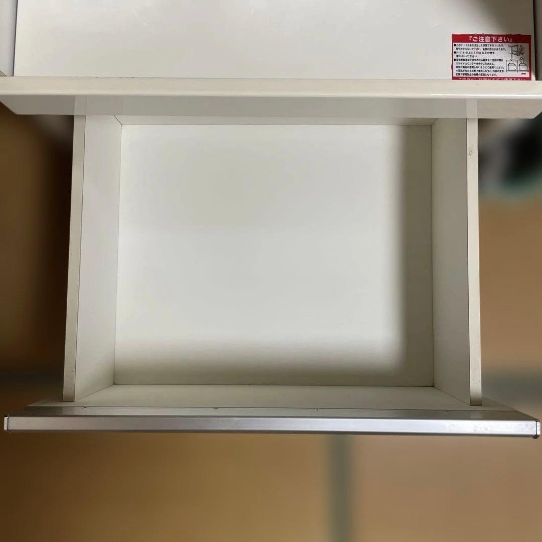 NITORI ニトリ♡食器棚 キッチンカウンター ガラス扉 白 ホワイト