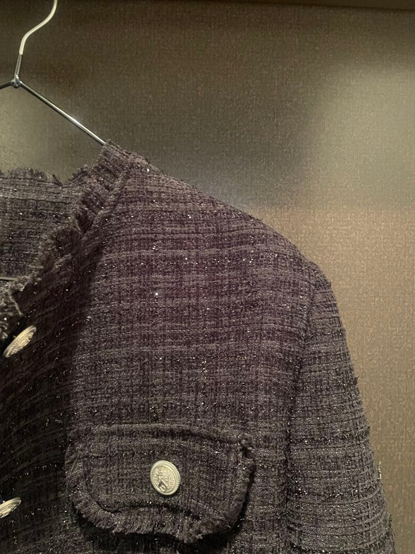 ALUDE ツイードジャケット