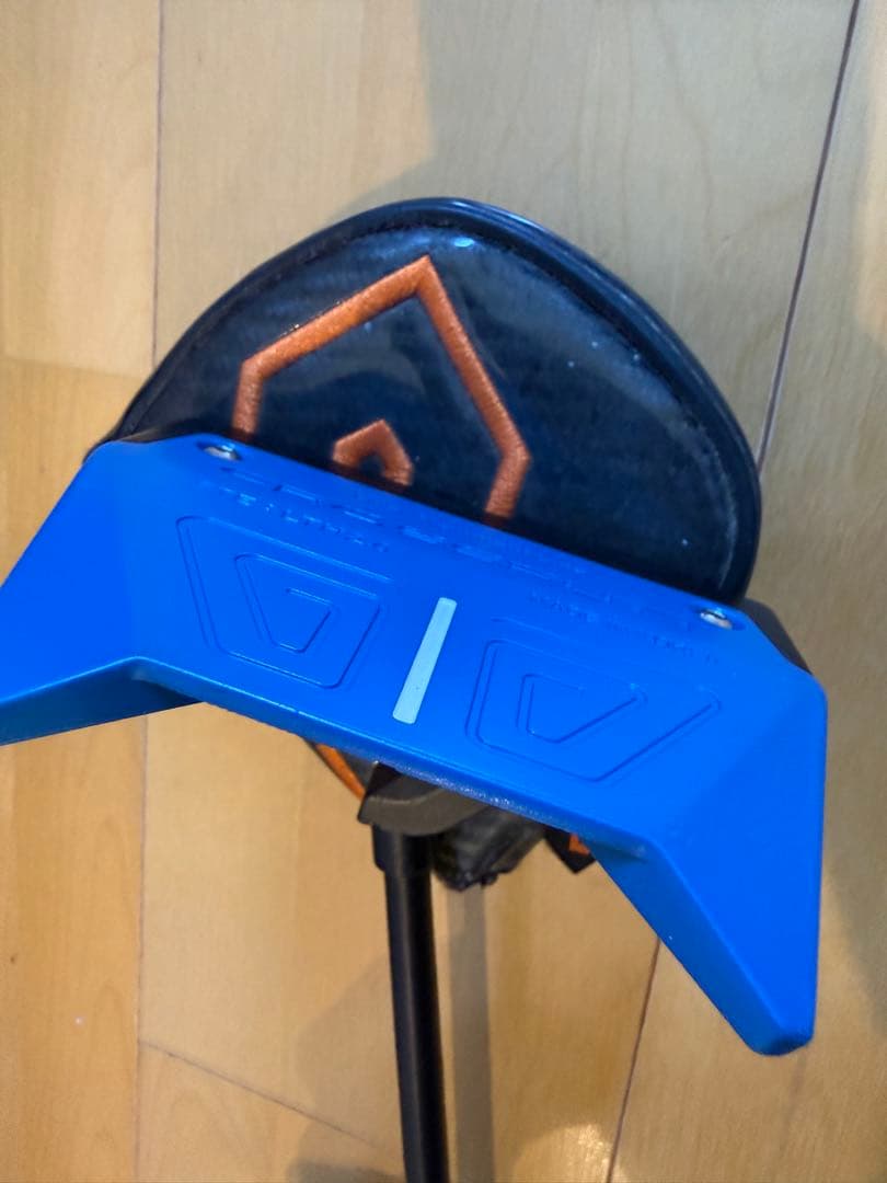 CROSSPUTT パター 黒 青　ヘッドカバー付き