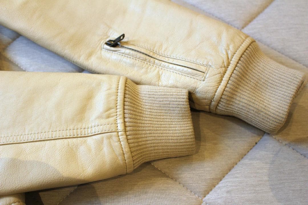 AVIREX アヴィレックス/メンズ/L/パッチド本革レザーパーカー