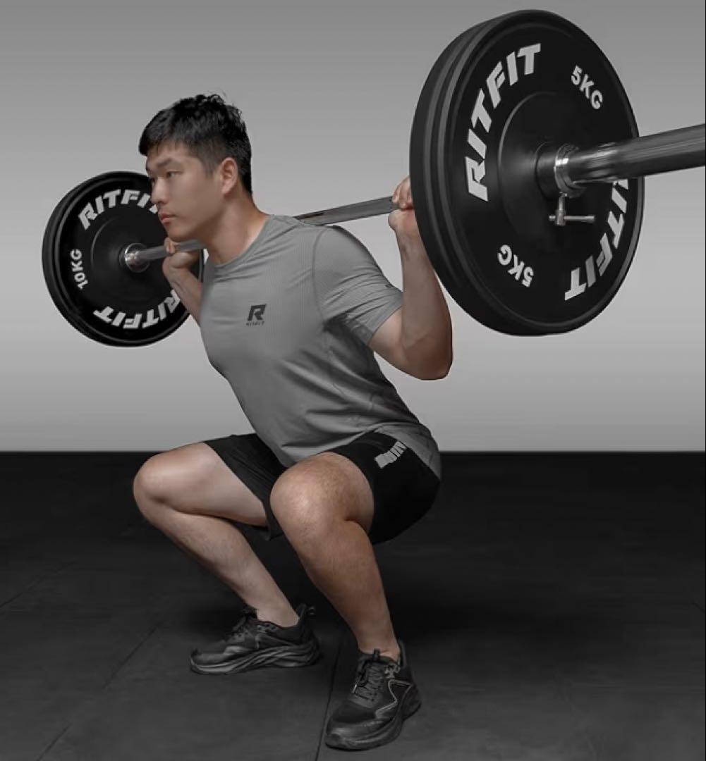 【新品未使用】RITFIT オリンピックプレート 15kg 分割出品 2/2