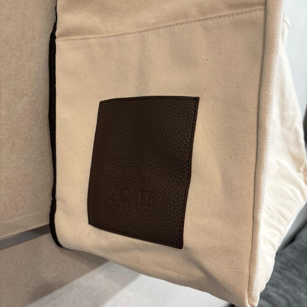 D*a様 ACATE アカーテ レザー×キャンバス トートバッグ