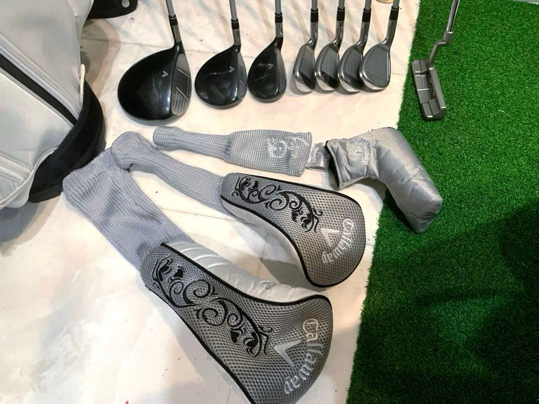 良品　キャロウェイ　ソレイユ　モノトーンカラー　レディースゴルフクラブ セット