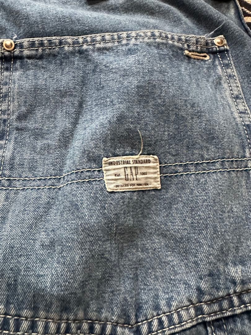 90s 00s old gap バギーペインターデニムパンツ　ワイド