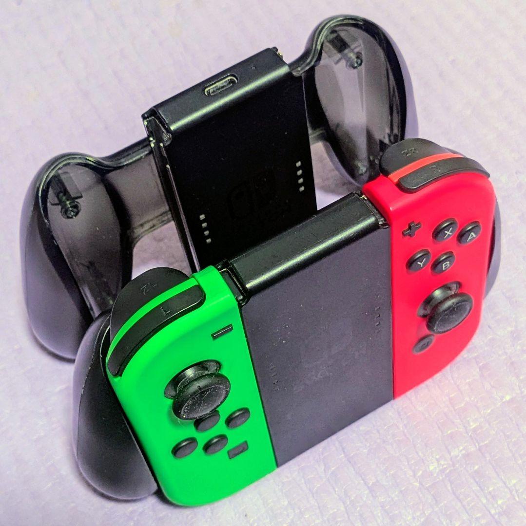 バッテリーなど新品　ニンテンドースイッチ 本体 32Gカードなどおまけ多数