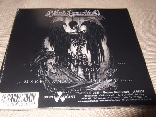 BLIND GUARDIAN,サイン入りカード,ブラインド・ガーディアン, 新品