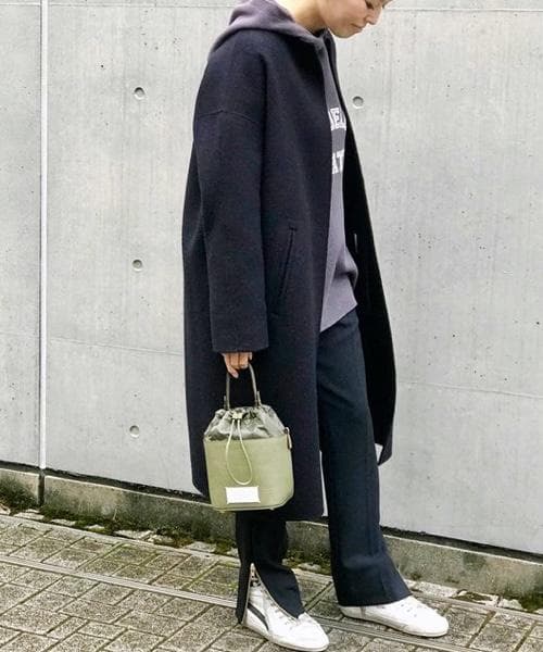 Deuxieme Classe CINOH ノーカラー コート