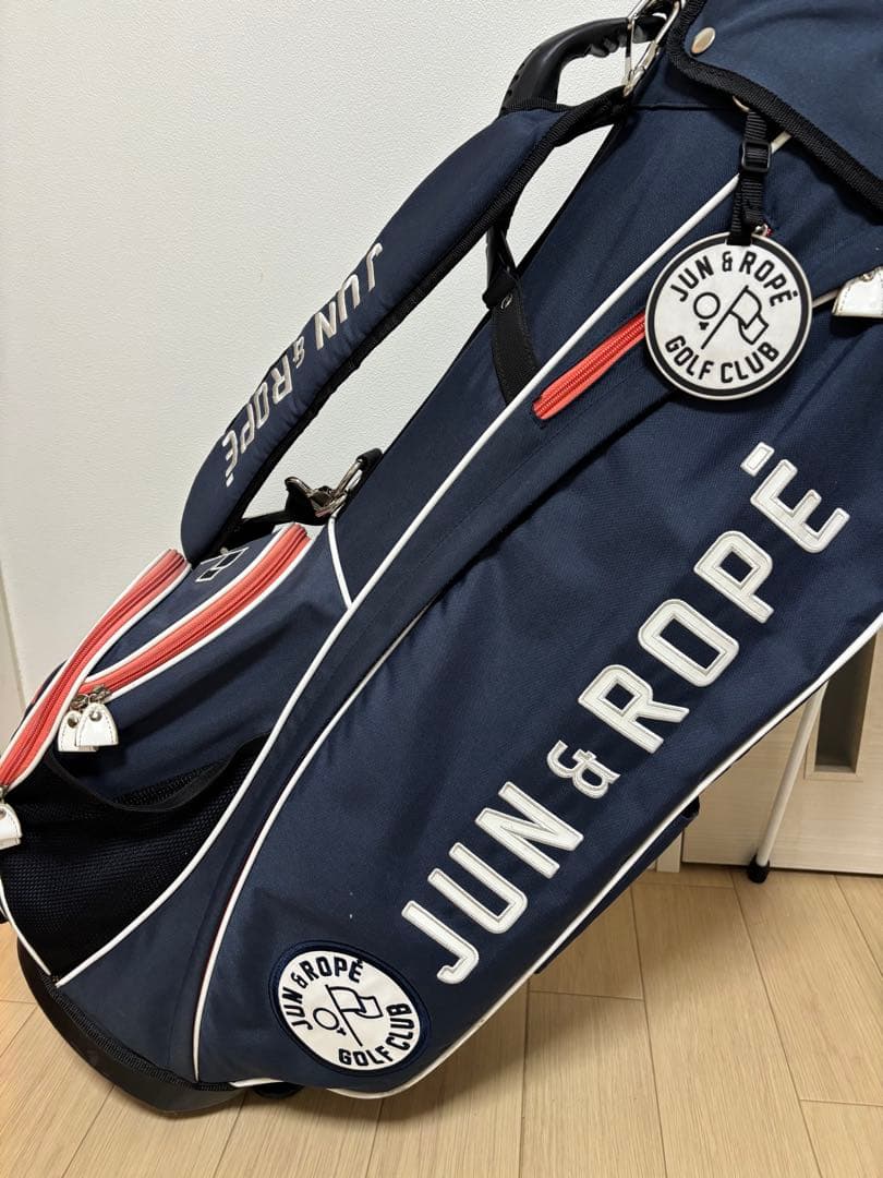 JUN & ROPE ゴルフバッグ ネイビー