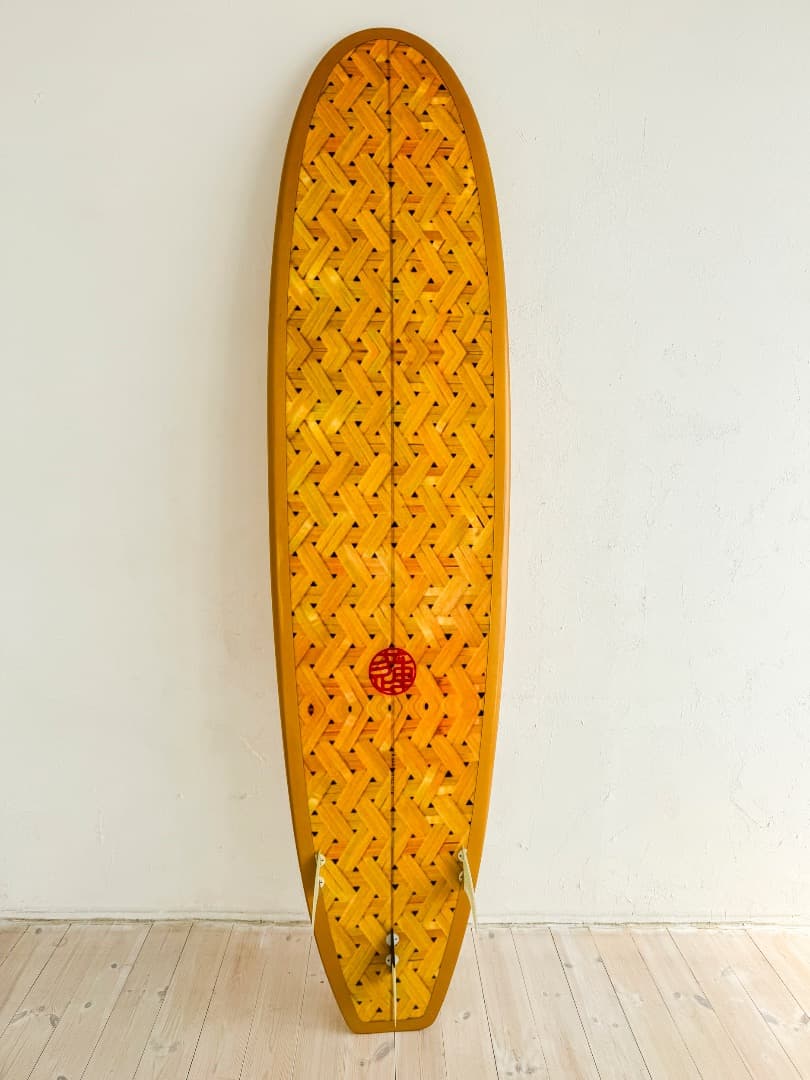 バンブー柄 ファンボード 8フィート　中古　手渡しのみ